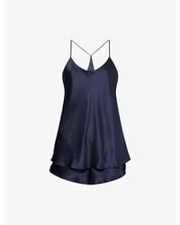 Olivia Von Halle - Bella Silk Satin Camisole Set - Lyst