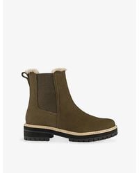 TOMS - Bennet Lined Suede Chelsea Boots - Lyst