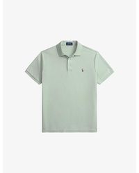 Polo Ralph Lauren - Logo-Embroidery Short-Sleeved Cotton Polo Shirt - Lyst