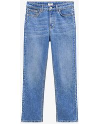 Filippa K - Stella Straight-leg Mid-rise Stretch Organic-cotton Jeans - Lyst