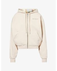 Acne Studios - Brand-Embroidered Relaxed-Fit Cotton Hoody - Lyst