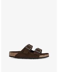 Birkenstock - Arizona Two-Strap Suede Sandals - Lyst
