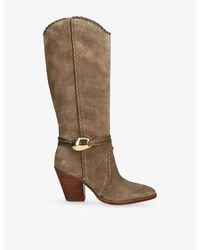 Dolce Vita - Jody Suede Heeled Boots - Lyst