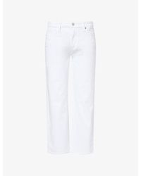 PAIGE - Mason Ankle Straight-Leg Denim Jeans - Lyst