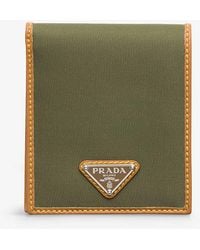 Prada - Triangle-plaque Re-nylon Wallet - Lyst