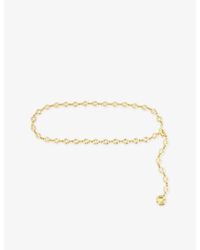 DEHANCHE - Elysées Metal Chain Belt - Lyst