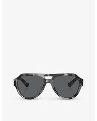Dolce & Gabbana - Dg4466 Square-frame Nylon Sunglasses - Lyst
