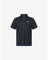 On Shoes - Court Quarter-Zip Stretch-Woven Polo Top - Lyst