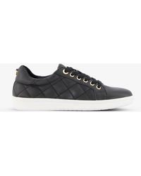 dune quilted trainers