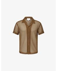 Raith - Marcos Open-Knit Cotton Shirt - Lyst