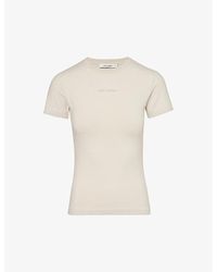 Daily Paper - Logo-embroidered Slim-fit Stretch-cotton T-shirt - Lyst