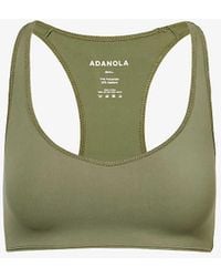 ADANOLA - Ultimate V-neck Stretch-woven Sports Bra - Lyst