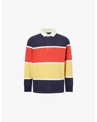GANT - Striped Rugger Cotton Top - Lyst