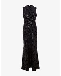 Phase Eight - Trudy Sequin Woven Midi Dress - Lyst