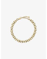 Missoma - Timepiece Link 18Ct Pvd Plated Stainless-Steel Chain Bracelet - Lyst