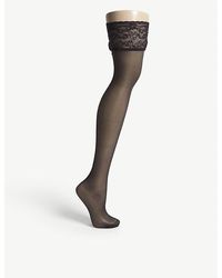 FALKE - Seidenglatt 15 Knitted Stockings - Lyst