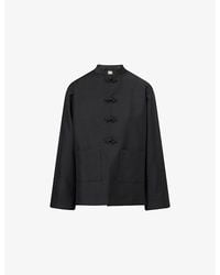 RÓHE Frames - Pankou Knotted Wool-Blend Jacket - Lyst