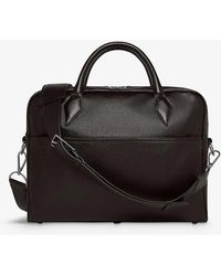 Metier - Closer Slim Leather Briefcase - Lyst