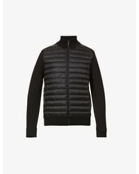 Canada Goose - High-neck Padded Wool And Shell-down Jacket X - Lyst