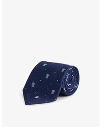 Paul Smith - Sports Shirt-embroidered Silk Tie - Lyst