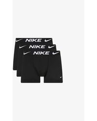 Nike - Pack Of Three Everyday Stretch-cotton Jersey Micro Trunks X - Lyst