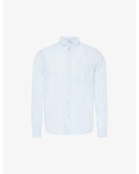 Vilebrequin - Caroubis Brand-embroidered Linen Shirt - Lyst
