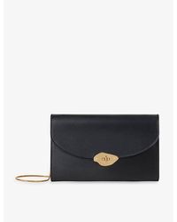 Mulberry - Lana Leather Clutch Bag - Lyst