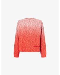 AWAKE NY - Gradient Logo-Embroidered Cotton-Knit Jumper - Lyst