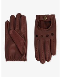 Dents - Delta Unlined Leather Driving Gloves - Lyst