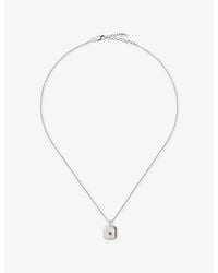Missoma - October Birthstone Sterling- And Crystal Pendant Necklace - Lyst