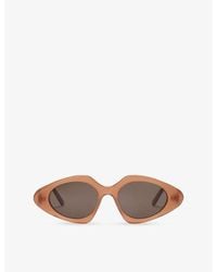 Loewe - Triangle Slim Sunglasses - Lyst