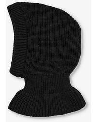 Lemaire - Ribbed Wool-blend Balaclava - Lyst