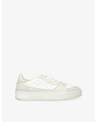 Axel Arigato - Clay Leather And Suede Low-Top Trainers - Lyst