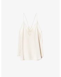 Zadig & Voltaire - Christy Silk Cami Top - Lyst