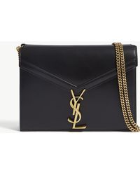 Saint Laurent Black Cassandra Shoulder Bag