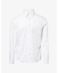 dunhill - Stripe-Print Pointed-Collar Cotton Shirt - Lyst