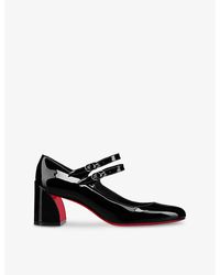 Christian Louboutin - Miss Jane 55 Patent-Leather Shoes - Lyst