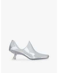 Loewe - Emily Aqua 45 Pvc Heeled Ankle Boots - Lyst