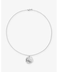 Monica Vinader - Taurus Zodiac Sterling- Pendant Necklace - Lyst