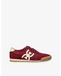 Sam Edelman - Ivey Suede Trainers - Lyst