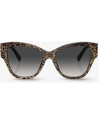 Dolce & Gabbana - Dg4449 Butterfly-frame Acetate Sunglasses - Lyst
