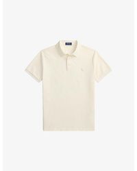 Polo Ralph Lauren - Logo-Embroidered Custom-Fit Honeycomb Cotton Polo Shirt - Lyst