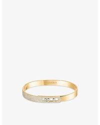 Messika - Move Noa 18Ct- And 1.18Ct Pavé-Diamond Bangle - Lyst