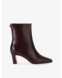 Kurt Geiger - Eaton Leather Ankle Boots - Lyst