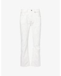 7 For All Mankind - Easy Straight-Leg Cotton Denim Jeans - Lyst