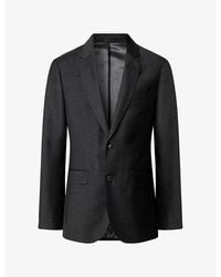 Hackett - Tailored Single-Breasted Wool Blazer - Lyst