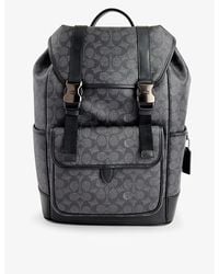 COACH - League Leather Backpack - Lyst