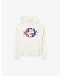 Gucci - Brand-embroidered Printed Relaxed-fit Cotton-jersey Hoody - Lyst