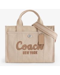 COACH - Cargo 34 Logo-embroidered Detachable-strap Canvas Tote Bag - Lyst