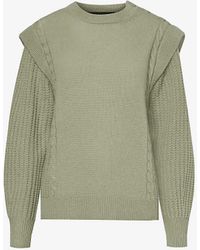 360cashmere - Alyse Cable-knit Wool And Cashmere-blend Knitted Jumper - Lyst